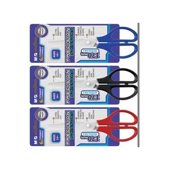 Nůžky kancelářské M&G 170 mm, mix barev