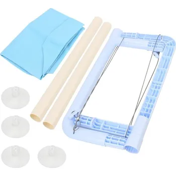 Pelíšek pro kočku Houpací kočičí lehátko s ochrannou sítí - Modré závěsné postele