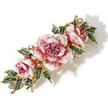 Souprava šperků B-TOP Vintage spona do vlasů ve tvaru Růží