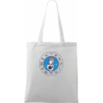 Souhvězdí střelec barevné - Taška bavlněná - 42 x 38 cm ( Bílá )