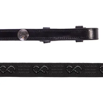 PresTeq Otěže PresTeq, bez zarážek, různé délky, černé FULL