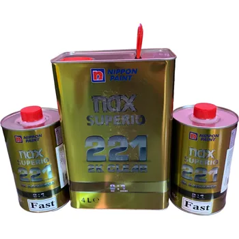 Lak na dřevo Nippon Bezbarvý lak 221 2K Clear 4l+2l tužidlo Rychlost: Normál/Střed