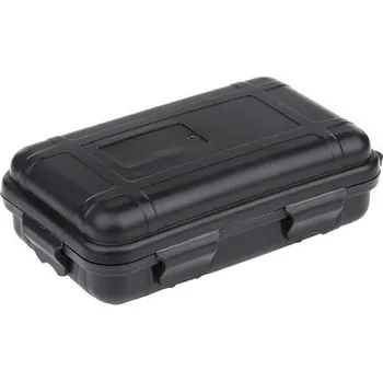 turistický batoh 101INC Krabička plastová vodotěsná s polstrováním malá ČERNÁ