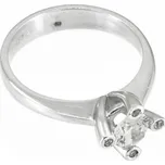 sZlato.cz 3958 Zlatý zásnubní prsten z bílého zlata Velikost obvod (mm): 53,5, Váha: 4,00 g