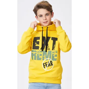 Chlapecká mikina Chlapecká mikina Extreme - žlutá 152