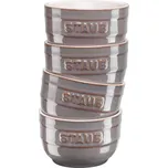 Staub, Zapekacie misky XS-Minis 200 ml grafitové 4 ks - Formadore