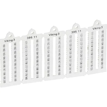 Rozvaděč LEGRAND Štítek VIKING 039511 "101-250" pro svor. 039511