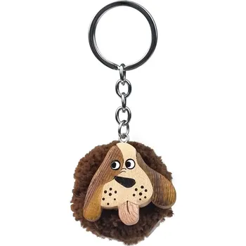 2Kids Toys Dřevěná klíčenka pompon Pes