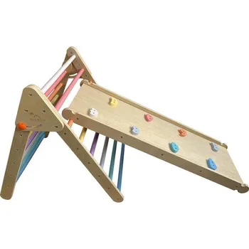 Doplněk pro dětské hřiště Hračka 2Kids Toys Piklerové trojúhelník s deskou pastelový