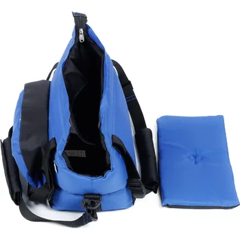 Taška pro psa a kočku Iridog Taška pro psy CARRIE no.3 modrá s černou v25 x š20 x d38 cm
