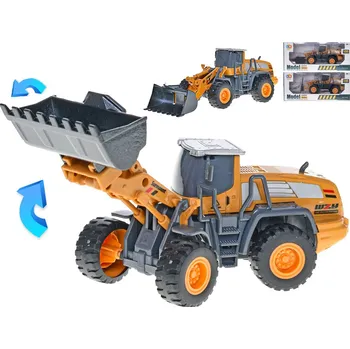 autíčko Vozidlo stavební 20 cm na setrvačník s kovovými komponenty - mix variant či barev