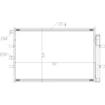 Kondenzátor, klimatizace HART 621 602