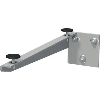 Konzole pro desku pod umyvadlo Jungborn Trenta šedá SKR 40 cm levá