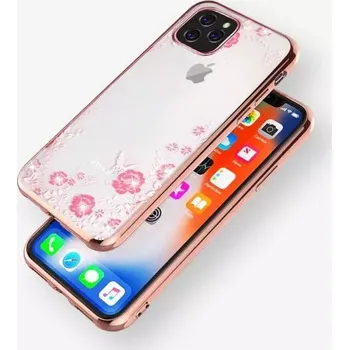 Pouzdro Forcell Diamond Case iPhone 11 Pro Max - Růžově zlatá
