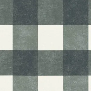 Tapeta Vliesová tapeta na zeď, imitace kostkované látky 36715-4, Dimex 2020, AS Creation