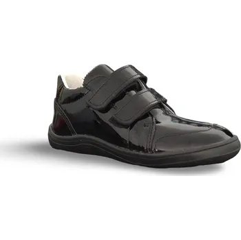 Chlapecké polobotky Baby Bare Shoes Febo Go Shiny Black Velikost: EU 28