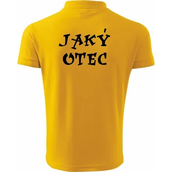Pánská košile Jaký otec, takový syn - Polokošile pánská Pique Polo 203 - 3XL ( Žlutá )