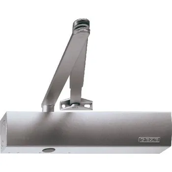 Zavírač dveří Geze Geze TS 4000 S stříbrný, těleso se zpožděním - zavírač dveří s ramenem Stříbrná SET S - standardní rameno 1-6 podle normy EN <p>do šíře dveří 1400mm a váhy 120kg