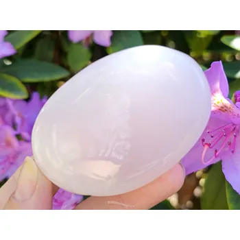 Přírodní kámen Masážní mýdlo kalcit růžový z Pákistánu (124g)