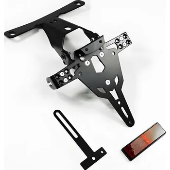 Držák SPZ ZIEGER Držák SPZ BMW S 1000 R (14-18), S1000RR (09-18) PRO s odrazkou a LED osvětlením