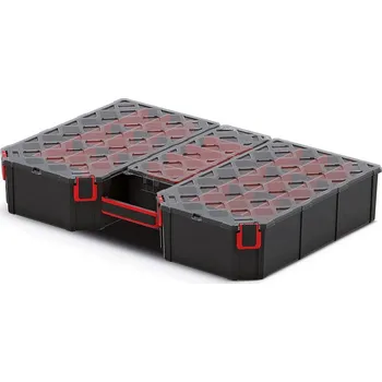 Prosperplast Organizér vysoký TAGER CARBO PLUS (přepážky) 577x390x105 mm