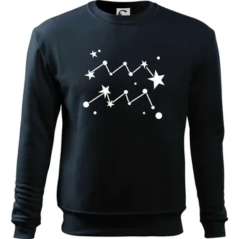 Chlapecké tričko Souhvězdí - Aquarius - Vodnář - Mikina Essential dětská - 146 cm/10 let ( Námořní modrá (velmi tmavá - téměř černá) )