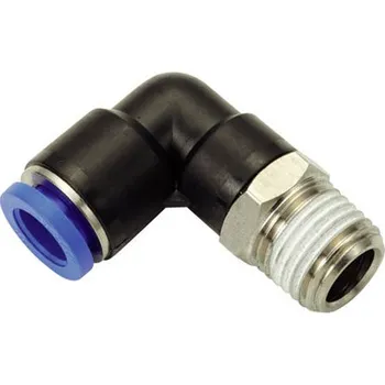 Fitinka STNC L-spojky, vnější závit R, pro hadičku 6mm - otočné Rozměr závitu: R3/8"