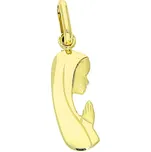 Goldstore Zlatý přívěsek tvar madonka Váha: 1.70 g