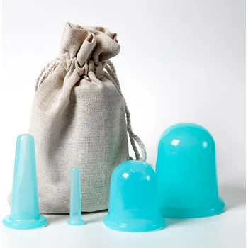 Masáž Masážní baňka průměr 1,9 cm/M Tyrkysová - čirá