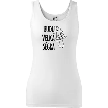 Budu velká ségra - Dámské tílko - XS ( Bílá )