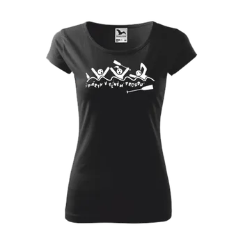 ON-DESIGN Vodácké tričko dámské PÁRTY V PLNÉM PROUDU Velikost: 3XL, Barva: černá