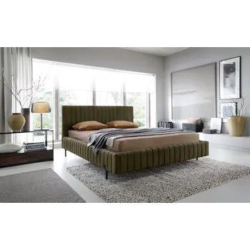 Postel Čalouněná postel Plissa 160 × 200 cm