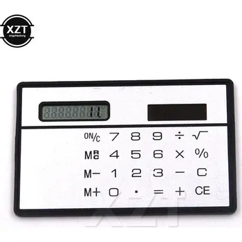 Kalkulačka Ultra tenká solární kalkulačka - Bílá