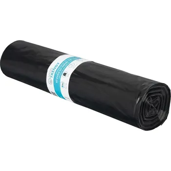 Pytle na odpadky Pytel na odpad černé 50 Hygotrendy, 70 x 110 cm, 120 L, 25 ks/role 394.HT2555