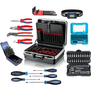 Sada nářadí Kufr KNIPEX vybavený se sadou nářadí pro elektrikáře 002105TECHNI.09 BASIC TECHNIK