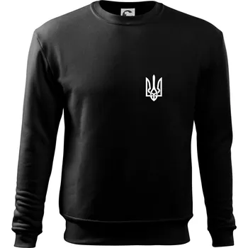 Ukrajina trojzubec prso - Mikina Essential dětská - 158 cm/12 let ( Černá )