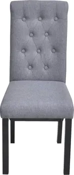 Jídelní židle vidaXL Jídelní židle textil 6 ks světle šedá