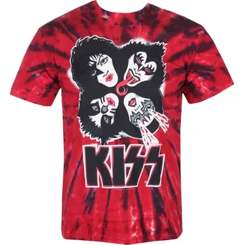 Pánské tričko Tričko metal pánské Kiss - BURST - LIQUID BLUE - 11929 - L