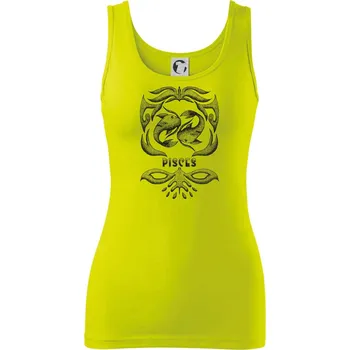 Dámské tričko Pisces - vintage - Dámské tílko - 2XL ( Limetková )