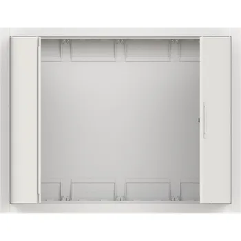 Rozvaděč rozvodnice CU45 NEVYBAVENÁ zapuštěná oceloplechová s dvířky; sloupců: 4 (2křídlé dveře); 5 řadá (240 modulů); RAL 9016 bílá; IP30/IK09