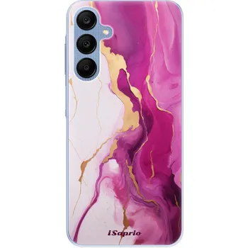 Pouzdro na mobilní telefon Odolné silikonové pouzdro iSaprio - Pink Gold Marble - Samsung Galaxy A25 5G