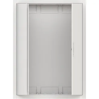 Rozvaděč rozvodnice CU37 NEVYBAVENÁ zapuštěná oceloplechová s dvířky; sloupců: 3 (2křídlé dveře); 7 řadá (252 modulů); RAL 9016 bílá; IP30/IK09