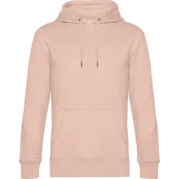 Pánská mikina B&C Pánská mikina s kapucí King Hooded Barva: Růžová jemná, Velikost: M
