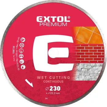 Brusný kotouč EXTOL PREMIUM kotouč diamantový celoobvodový pr. 230, 108735