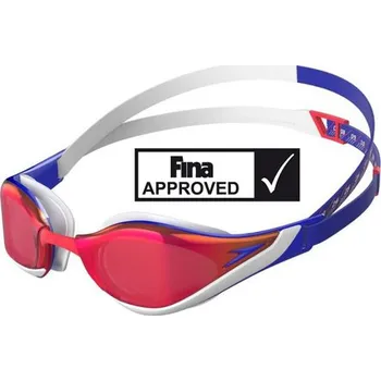 Plavecké brýle Plavecké brýle Speedo Fastskin Pure Focus Mirror modročervené