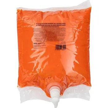 Péče o ruce Abrazivní mycí gel na ruce Hygotrendy Orange Power, oranžový, bag 3 L 381.HT21283