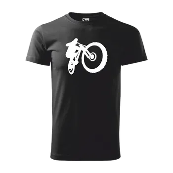 ON-DESIGN Tričko pánské/dětské s BIKEREM Velikost: 134 cm/8 let, Barva: černá