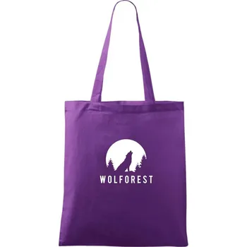 Wolforest - Taška bavlněná - 42 x 38 cm ( Fialová )