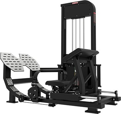 TZ; Posilovací stroj na hýždě Hip Thrust Glute Machine, cihličkové závaží (100 kg)
