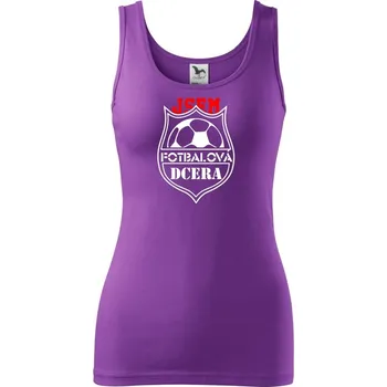 Dámské tričko Jsem Fotbalová dcera - Dámské tílko - XL ( Fialová )